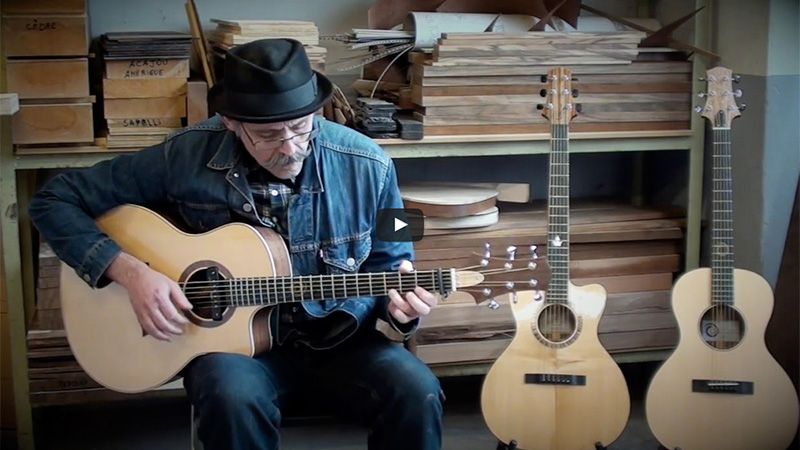 atelier du luthier Ghislain Dejardin